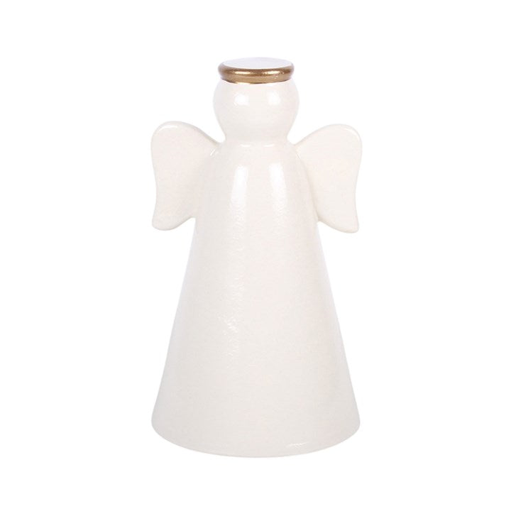 Small LED Light Up Angel Decoration with Star