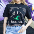 Eleanoras Green Bad Witch Social Club Unisex T-shirt Size M 