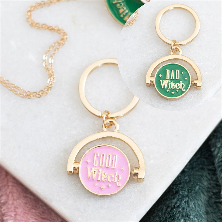 Eleanoras Which Witch Are You Spinning Keyring Keyrings