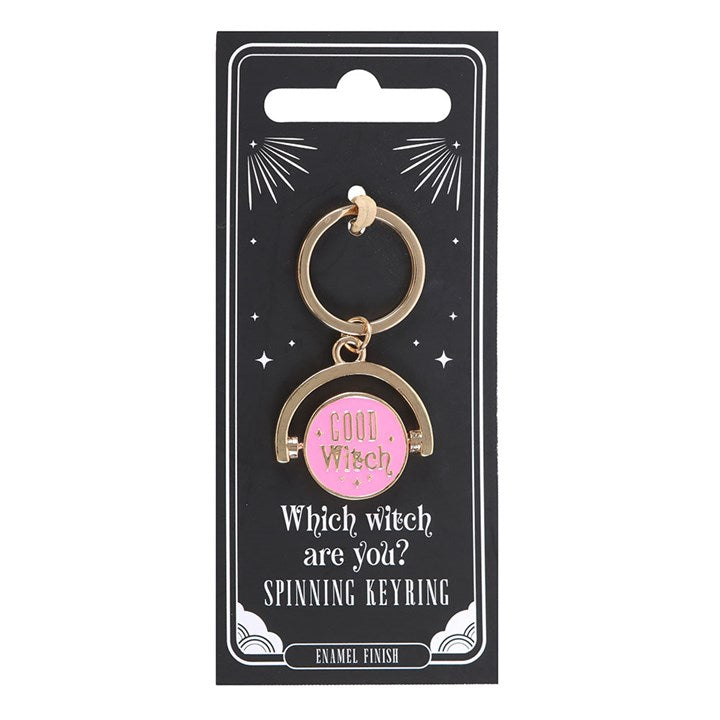 Eleanoras Which Witch Are You Spinning Keyring Keyrings