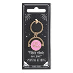 Eleanoras Which Witch Are You Spinning Keyring Keyrings