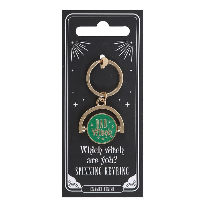 Eleanoras Which Witch Are You Spinning Keyring Keyrings