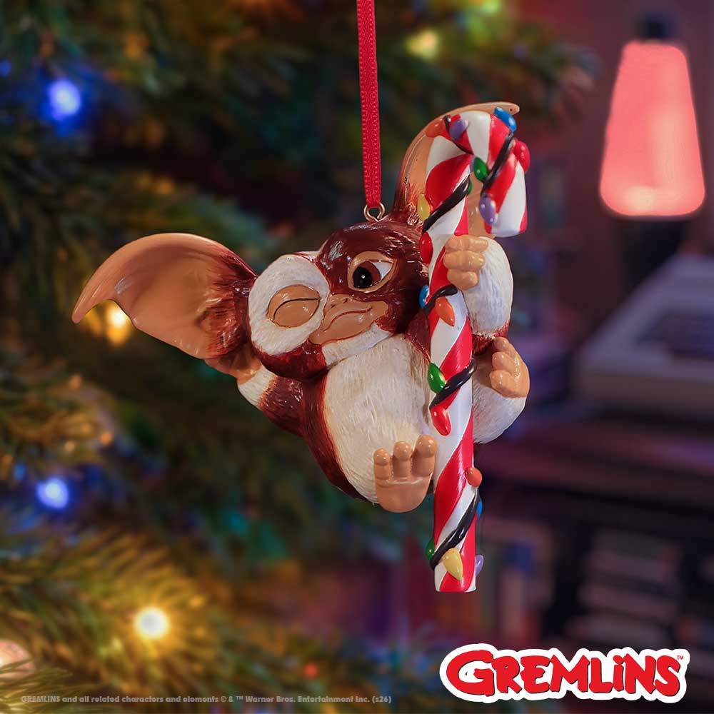 Gremlins Gizmo Fairy Light Candy Cane Hanging Ornament – 10.5cm