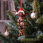 Gremlins Mohawk in Fairy Lights Hanging Christmas Ornament