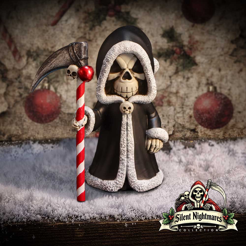 Grimbles Christmas Reaper Figurine 10cm - Nemesis Now