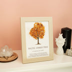 Baltic Amber Tree of Life Gemstone Picture