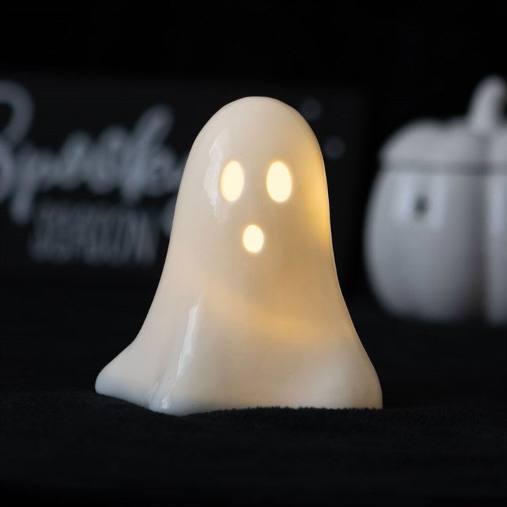 Eleanoras Light Up LED Ceramic Ghost 
