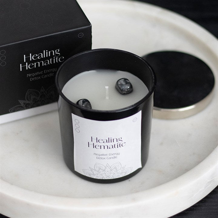 Eleanoras Healing Hematite Detox Candle Candles