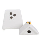 White Beehive Oil Burner and Wax Warmer with Bee