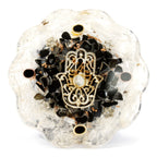 Hamsa & Selenite Orgonite Desk Power Pack – Medium