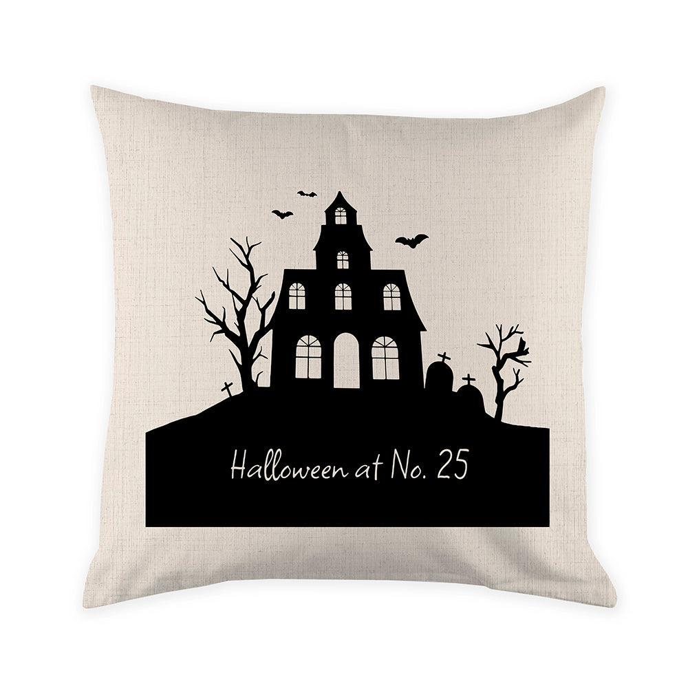 Eleanoras Personalised Haunted House Cushion cover Cushions & Covers