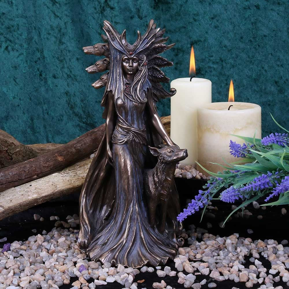 Hekate Bronze Figurine by Marc Potts | Greek Goddess of Magic & the Crossroads
