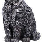 Hexbound Familiar Silver Cat Figurine 23cm - Nemesis Now