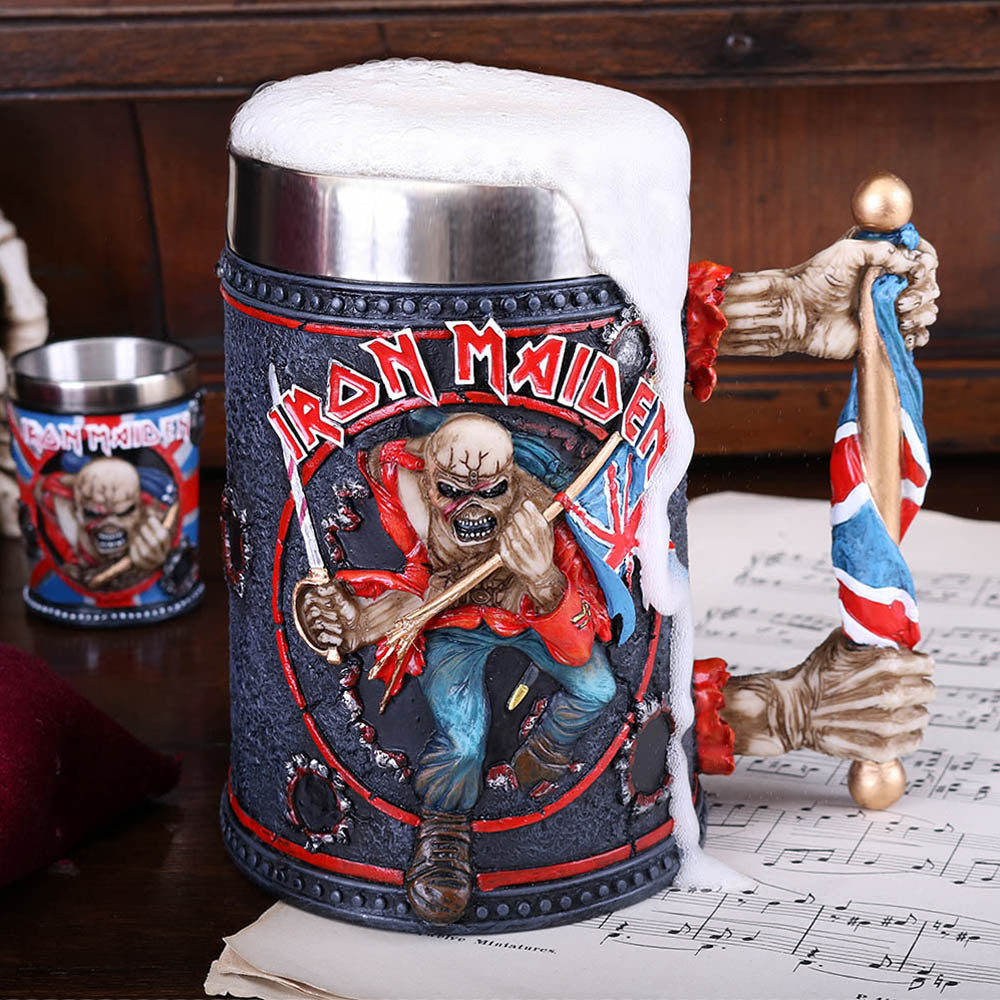 Iron Maiden Eddie The Trooper Tankard Mug