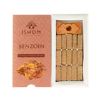 Pack of 15 Natural Incense Smudge Bricks and Burner - Benzion