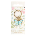 The Luna Butterfly Enamel Keyring
