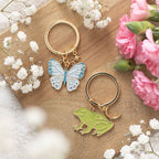The Luna Butterfly Enamel Keyring