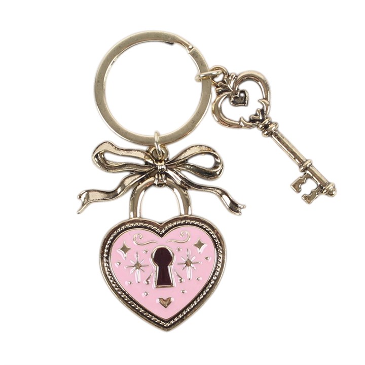 Lock and Key Keyring
