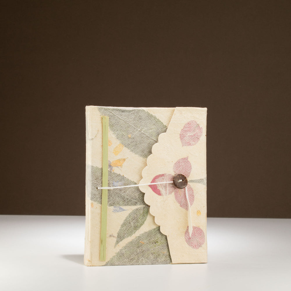 Lokta Bougainvillea Notebook Medium