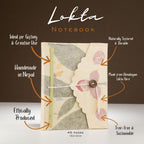 Lokta Bougainvillea Notebook Medium