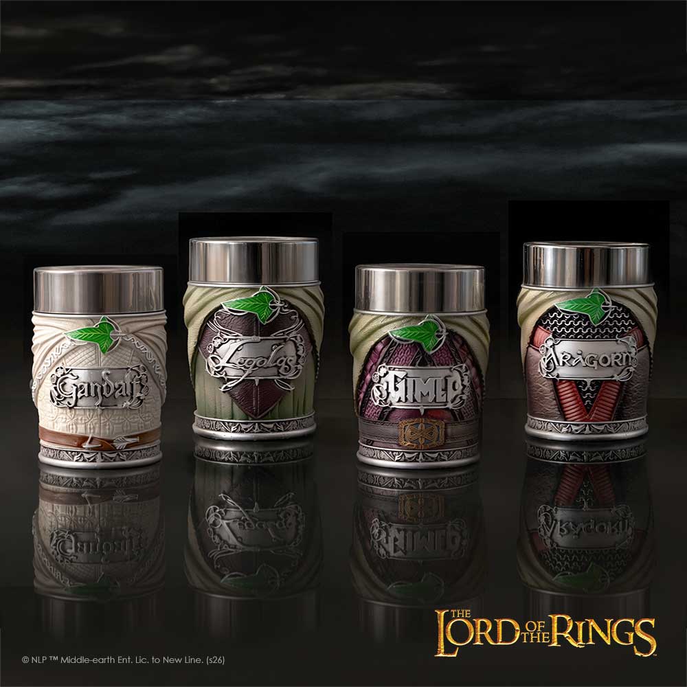 The Lord of the Rings: The Fellowship Shot Glass Set