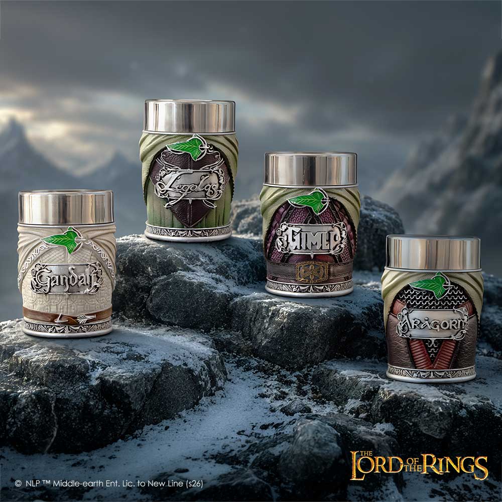 The Lord of the Rings: The Fellowship Shot Glass Set