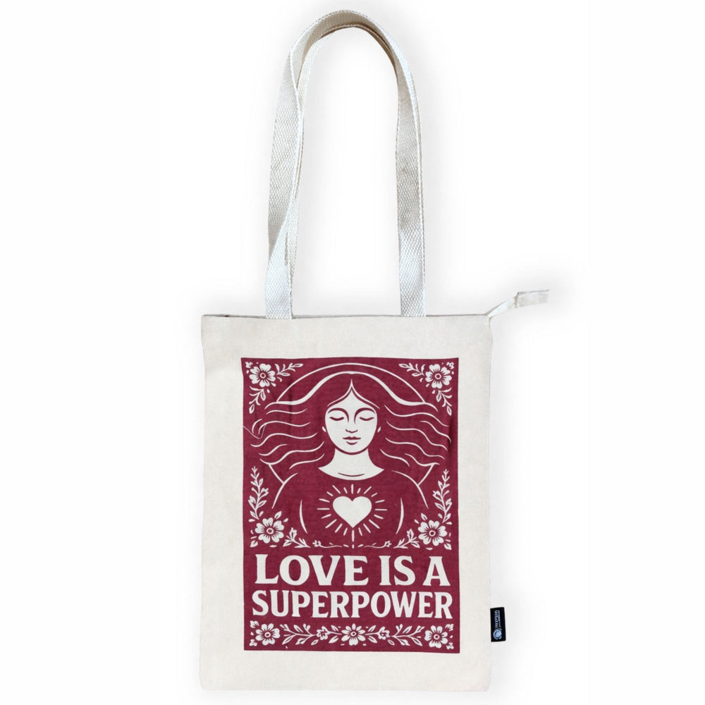 Love is a Super Power Tote Bag