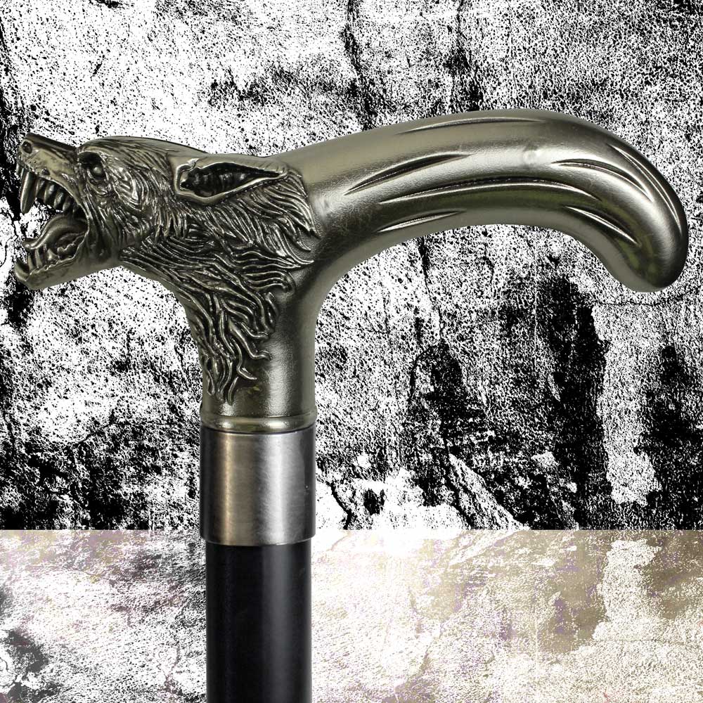 Lycanthrope Werewolf Swaggering Cane – 87cm