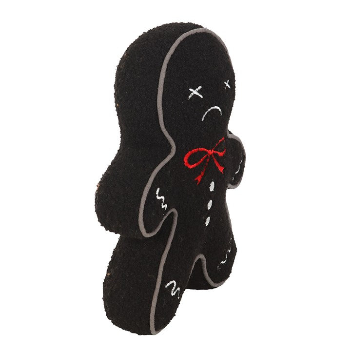 Eleanoras Black Gingerdead Man Boucle Cushion Cushions & Covers