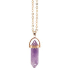 Eleanoras Amethyst Crystal Necklace Card Jewellery