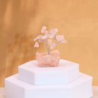 Mini Gemstone Tree On Orgonite Base- Rose Quartz ( 15 stones)