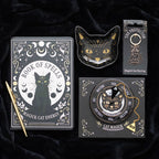 Black Cat Magick Book of Spells A5 Notebook with Pen