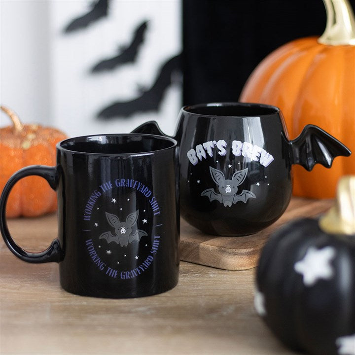 Eleanoras Bat's Brew Bat Wing Mug Mugs