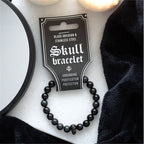 Eleanoras Black Obsidian Skull Bracelet Jewellery