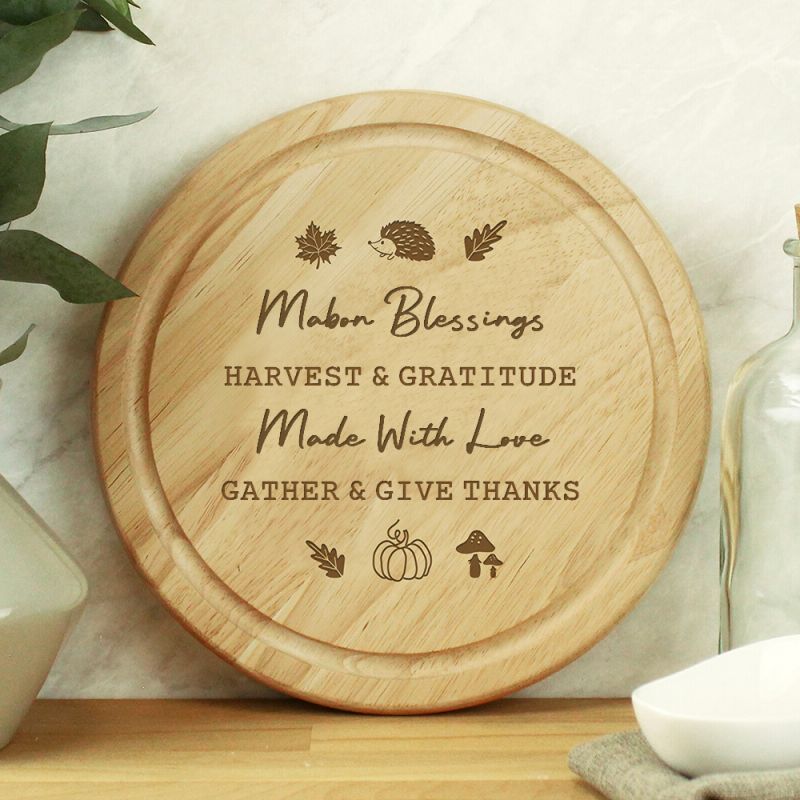 Mabon Wooden Chopping Board | Personalised