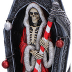 Merry Cryptmas Christmas Reaper Coffin Figurine