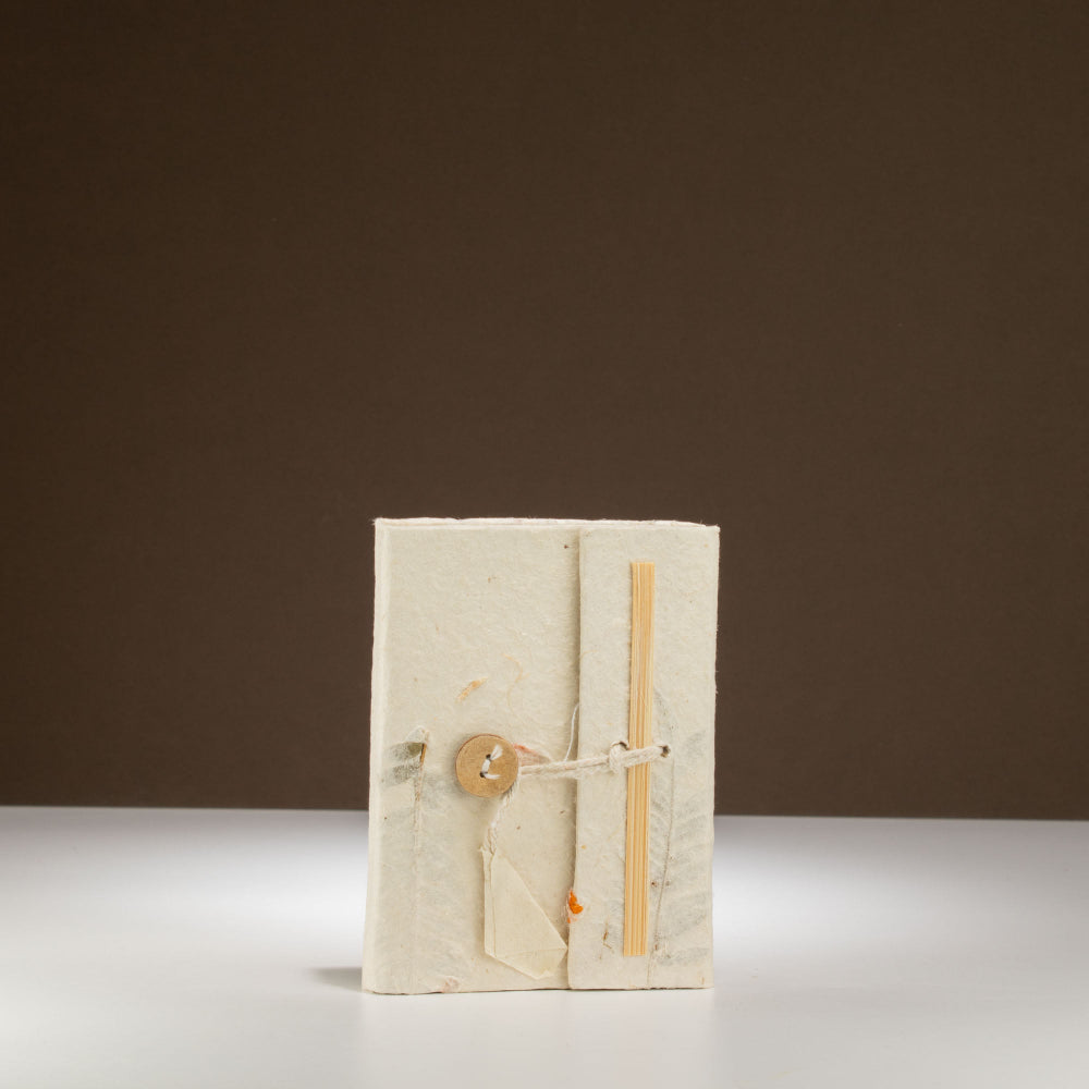 Lokta Mixed Flowers Mini Notebook