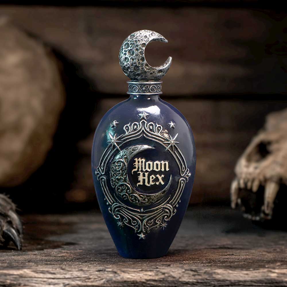 Moon Hex Potion Bottle Figurine