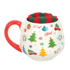 Eleanoras Nostalgic Christmas Print Mug and Socks Set 