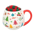 Eleanoras Nostalgic Christmas Print Mug and Socks Set 