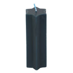 Navy Starry Night Star Shaped Taper Candle