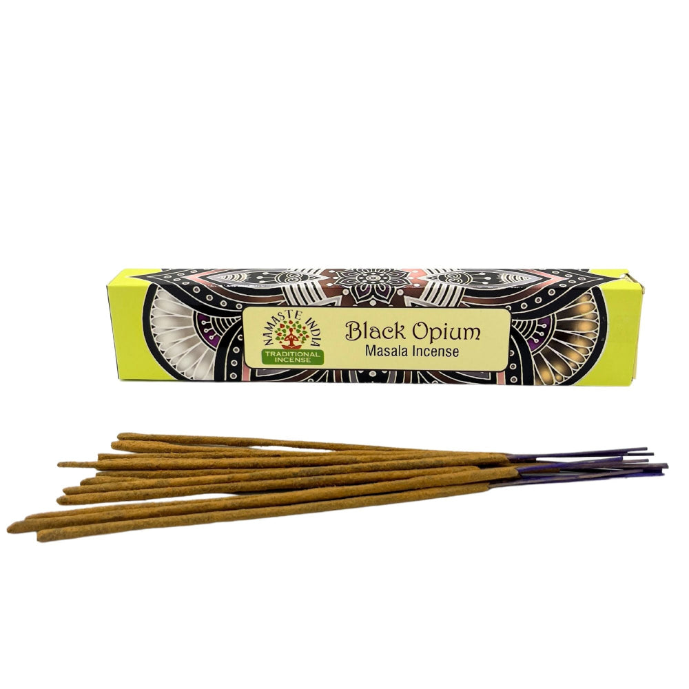 Namaste India Black Opium Masala Incense