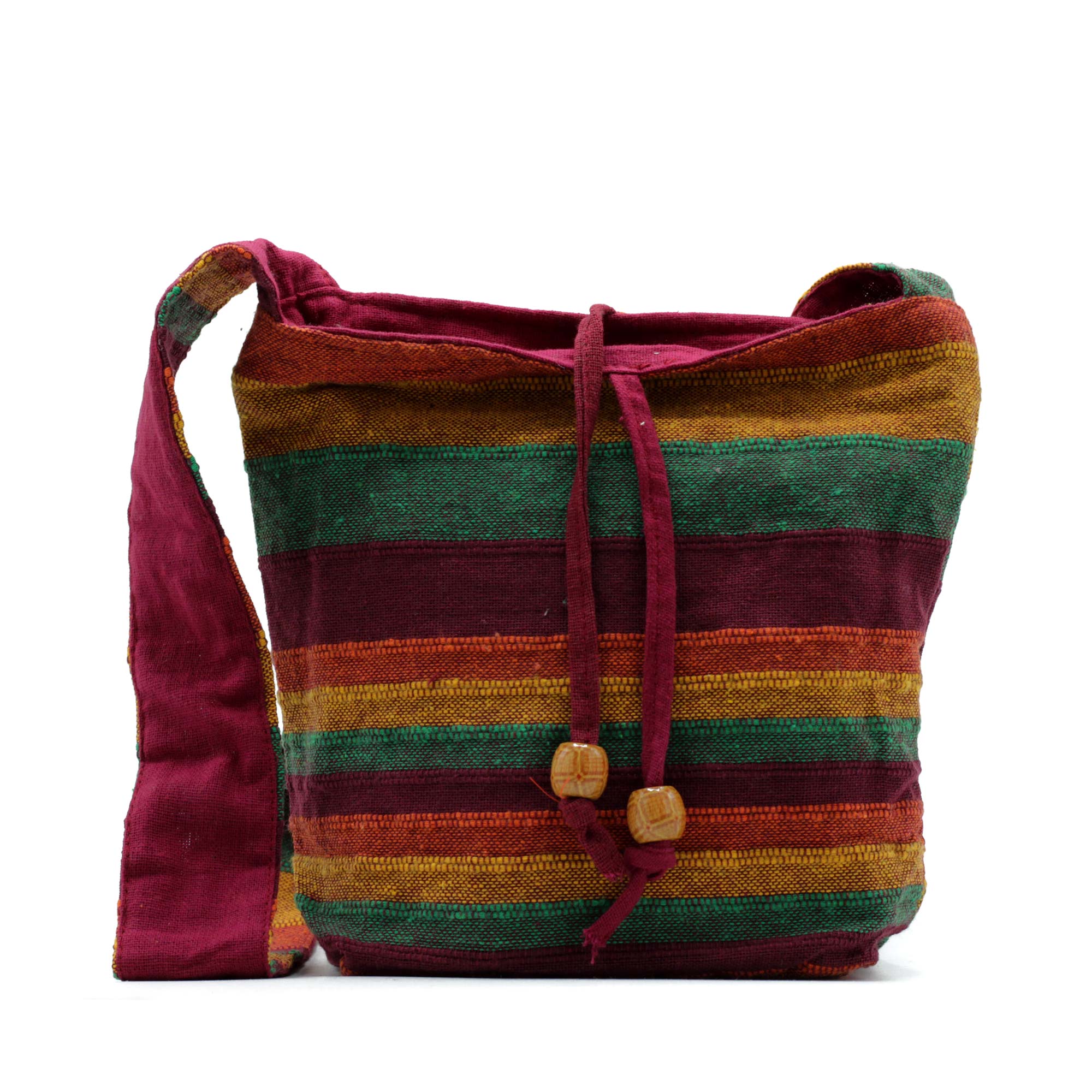 Nepal Sling Bag Mountain Trek Tan & Greens