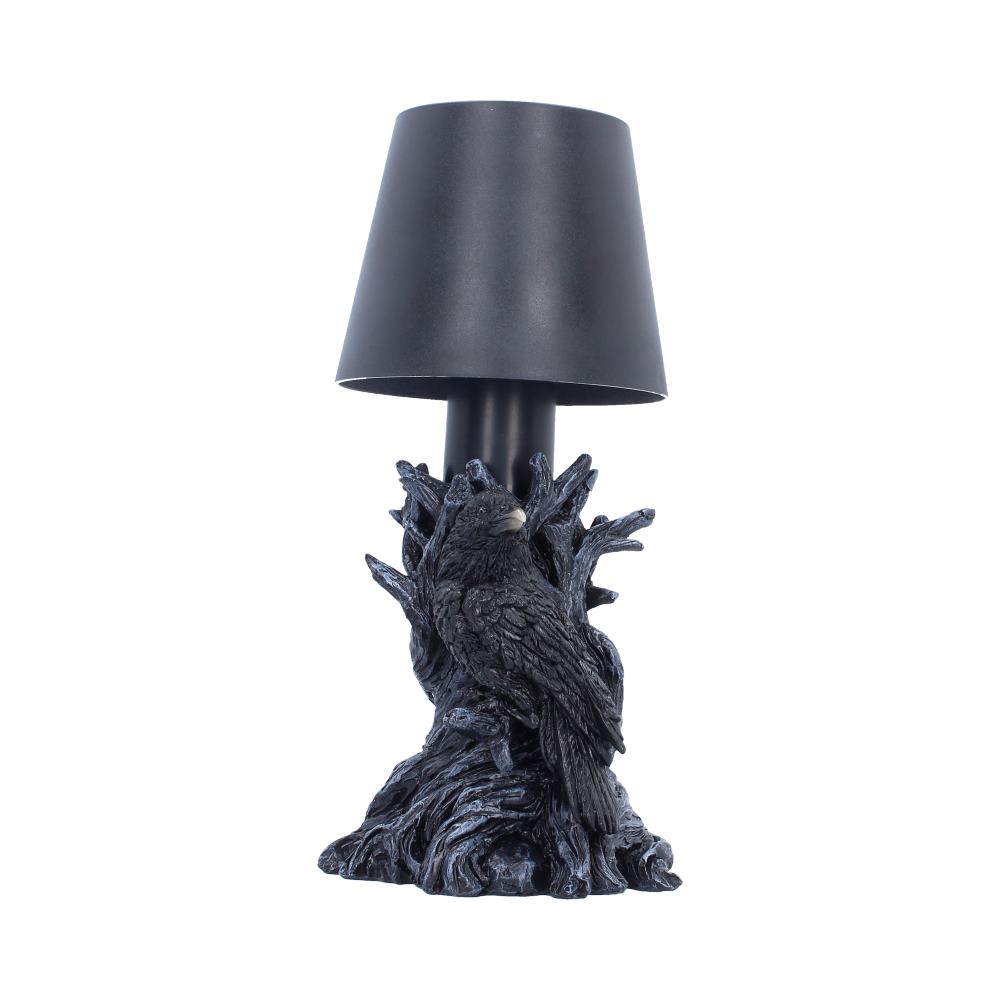 Gothic Raven LED Lamp 25cm