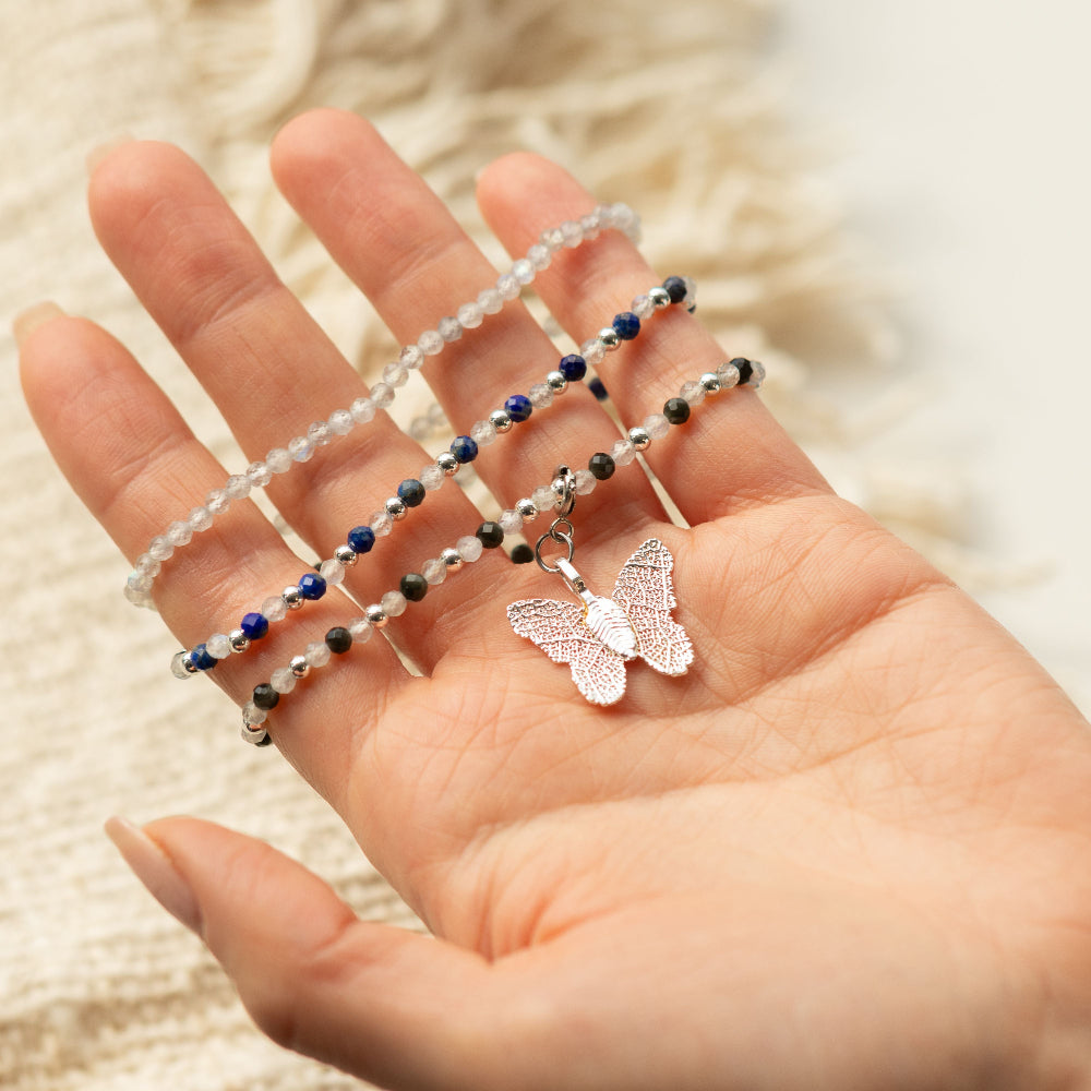 Nymph Spirit Gemstone Bracelet Set - Northern Lights