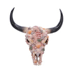Ocean Crown Bull Skull Ornament 44cm | Coastal Gothic Décor | Nemesis Now