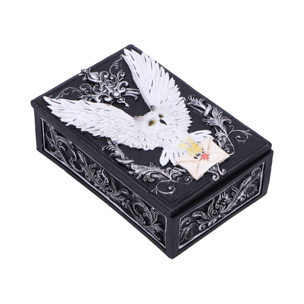 Owl Messenger Snowy Owl Trinket Box