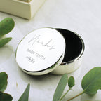 Eleanoras Personalised Botanical First Tooth/Curl Trinket Box 