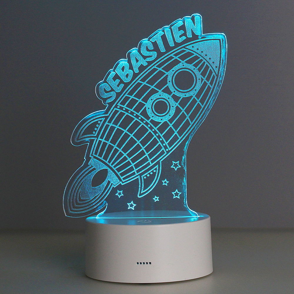 Eleanoras Space Rocket Led Night Light Novelty Lights