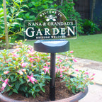 Eleanoras Personalised Garden Sign Outdoor Solar Light Novelty Lights